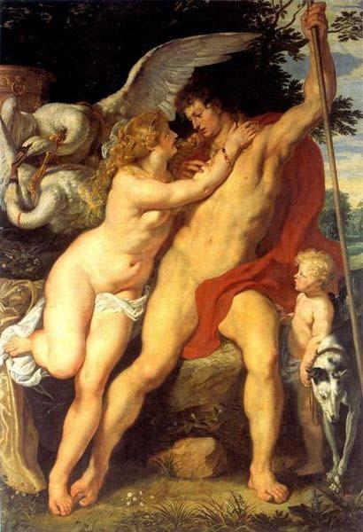 Peter Paul Rubens Venus und Adonis Sweden oil painting art